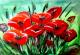 Mohn - Arno Diedrich - Acryl auf Leinwand - Blumen-Mohn - Expressionismus