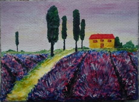 -ein kleines Kunstwerk- Lavendelfeld - c. lemke - Array auf Array - Array - Array -ein kleines Kunstwerk- Lavendelfeld - c. lemke - Array auf Array - Array - Array