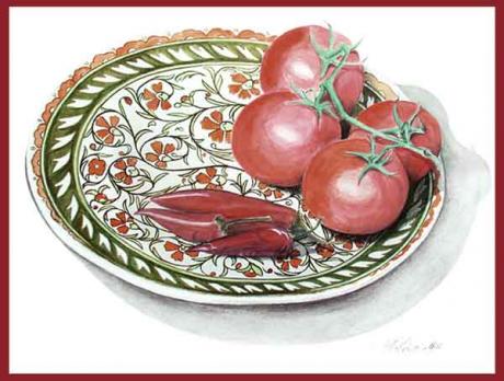 Aquarell, Stilleben - Peter - Array auf Array - Array - Aquarell, Stilleben - Peter - Array auf Array - Array -