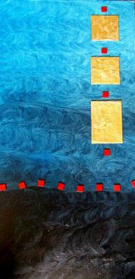 Simple Blue - Mamu Art - Array auf Array - Array - Simple Blue - Mamu Art - Array auf Array - Array -