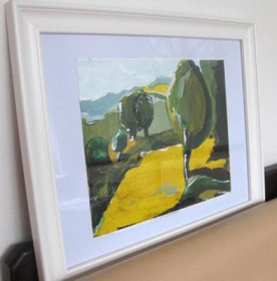 Rapsfeld, Landschaft in acryl - Katja Langer - auf - Array - Rapsfeld, Landschaft in acryl - Katja Langer - auf - Array -