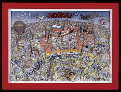 3D Bild Moskau - art333 - auf - Array - 3D Bild Moskau - art333 - auf - Array -