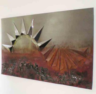 Wandbild aus Metall - Rufalezi - auf - Array - Wandbild aus Metall - Rufalezi - auf - Array -