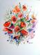 Mohnblumen (2006) - Werner Meier - Aquarell auf Papier - Mohn-Stillleben - 