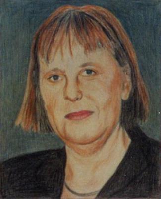 Angela Merkel (2001) Hermann Knöbl - Herrmann Knöbl -  auf  - Array - 