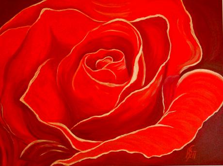 Red Rose - Karin Stoellner - Array auf  - Array - 