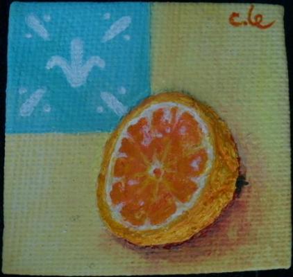 -ein kleines kunstwerk- halbe orange - c. lemke - auf Array - Array - Array -ein kleines kunstwerk- halbe orange - c. lemke - auf Array - Array - Array