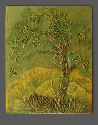 Dekorativ das Wandbild Baum - Olga Gotzke -  auf  - Array - 