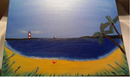 am Strand in Ruhe - Nancy Röhl - auf Array - - am Strand in Ruhe - Nancy Röhl - auf Array - -