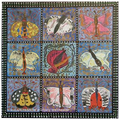 Butterflies on Blue (Schmetterlinge auf Blau) 01 - Wolfgang Bretschneider - Array auf Array - Array - Array Butterflies on Blue (Schmetterlinge auf Blau) 01 - Wolfgang Bretschneider - Array auf Array - Array - Array