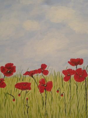 Mohnfeld - Sandra Schön - Array auf - - Mohnfeld - Sandra Schön - Array auf - -