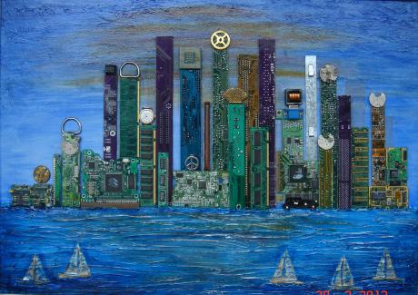 City On The Seaside - Dagmar Rasper -  auf Array - Array - 