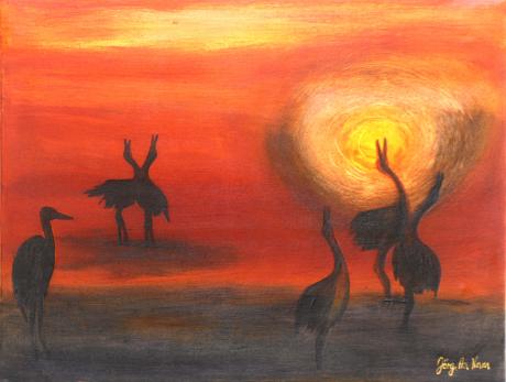 Tanz der Kraniche - Hans Jörg Hamann - auf - Array - Tanz der Kraniche - Hans Jörg Hamann - auf - Array -