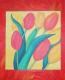 Tulpen - Katja Humbs - Acryl-Aquarell-Mischtechnik-Pastell auf Papier - Blumen - Tulpen - Katja Humbs - Acryl-Aquarell-Mischtechnik-Pastell auf Papier - Blumen -