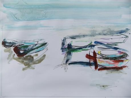 Boote am See.4 - Teresa Miosga - Array auf Array - Array - Array Boote am See.4 - Teresa Miosga - Array auf Array - Array - Array