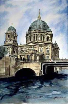 Berliner Dom mit Liebknechtbrücke - Heinz Sterzenbach - Array auf Array - Array - Array Berliner Dom mit Liebknechtbrücke - Heinz Sterzenbach - Array auf Array - Array - Array