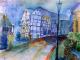 Fachwerk in Hattingen - Evelyn Brosche - Aquarell auf  -  - 