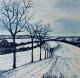 Winterlandschaft--- - Bernd Kohl - Acryl auf Holz - Landschaft - Klassisch