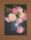 Bunte Rosen - Negin Kazemi - Pastell auf  - Blumen-Rosen - 