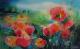 575. Mohnblumen 36 - Hans Schott - Aquarell auf Papier - Mohn - 