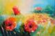 579. Mohnblumen 37 - Hans Schott - Aquarell auf Papier - Mohn - 