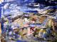 stormy coast III - Wolfgang Stocker - Acryl auf Papier - Abstrakt-KÃÂ¼ste - Abstrakt-Expressionismus
